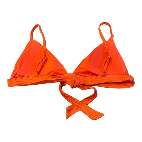Red Carter Beach Chic Carly Bikini Top in Persimmon (12 D) - Picture 5 of 10